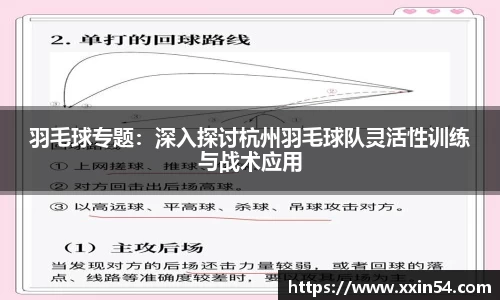 羽毛球专题:深入探讨杭州羽毛球队灵活性训练与战术应用